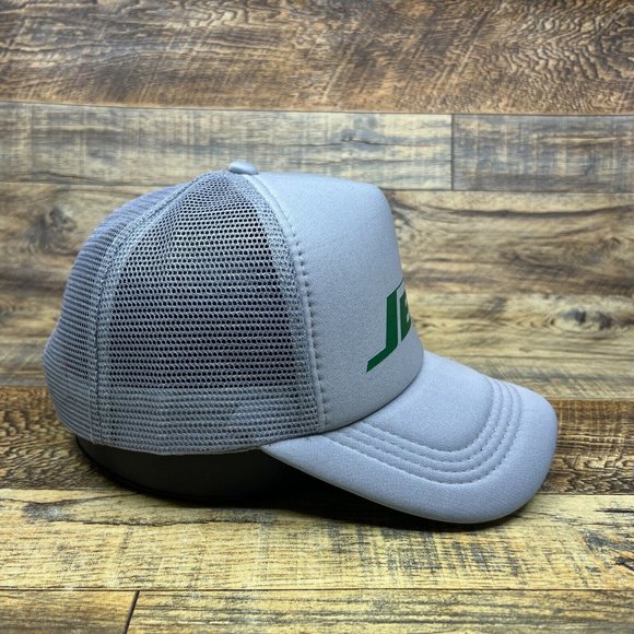 Vintage New York Jets Mens Trucker Hat Gray Snapback Original 50s Logo Football - Picture 4 of 8